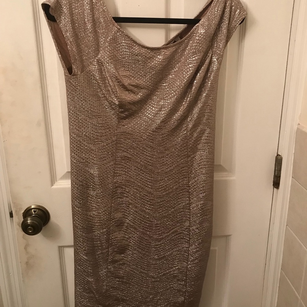 Guess Gold Bodycon Dress